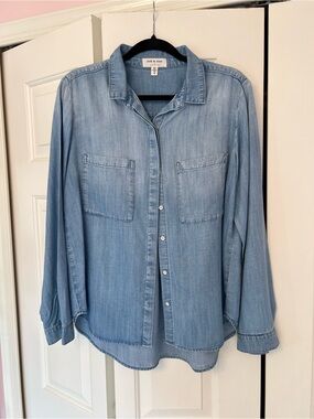 Cloth & stone Denim Button-Up Shirt